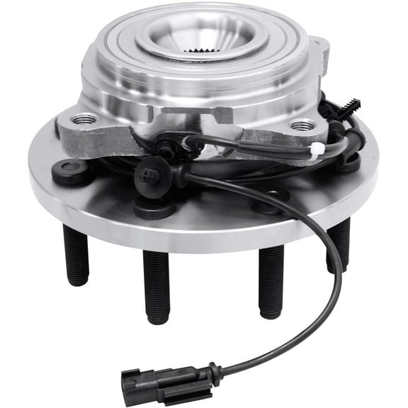 Detroit Axle - 4WD Front Wheel Bearing Hub for 09-11 Dodge Ram 2500 3500 [w/ABS], Bearing Hub 2009 2010 2011 Ram 2500 3500 Replacement Wheel Bearing & Hub Assembly