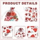 thumbnail image 3 of 100 Pcs Bolsas de Regalo de San Valentín, 4" x 3" Bolsas de Cello con Corazones y Cierres de Torcer, para Envolver Galletas y Caramelos, Blancas, 3 of 5