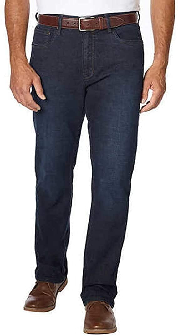 tiburón Calígrafo Salón Urban Star Men's Stretch Relaxed Fit Straight Leg Cotton Spandex Jeans  (Dark Blue Wash) 34x30, 34W x 30L - Walmart.com