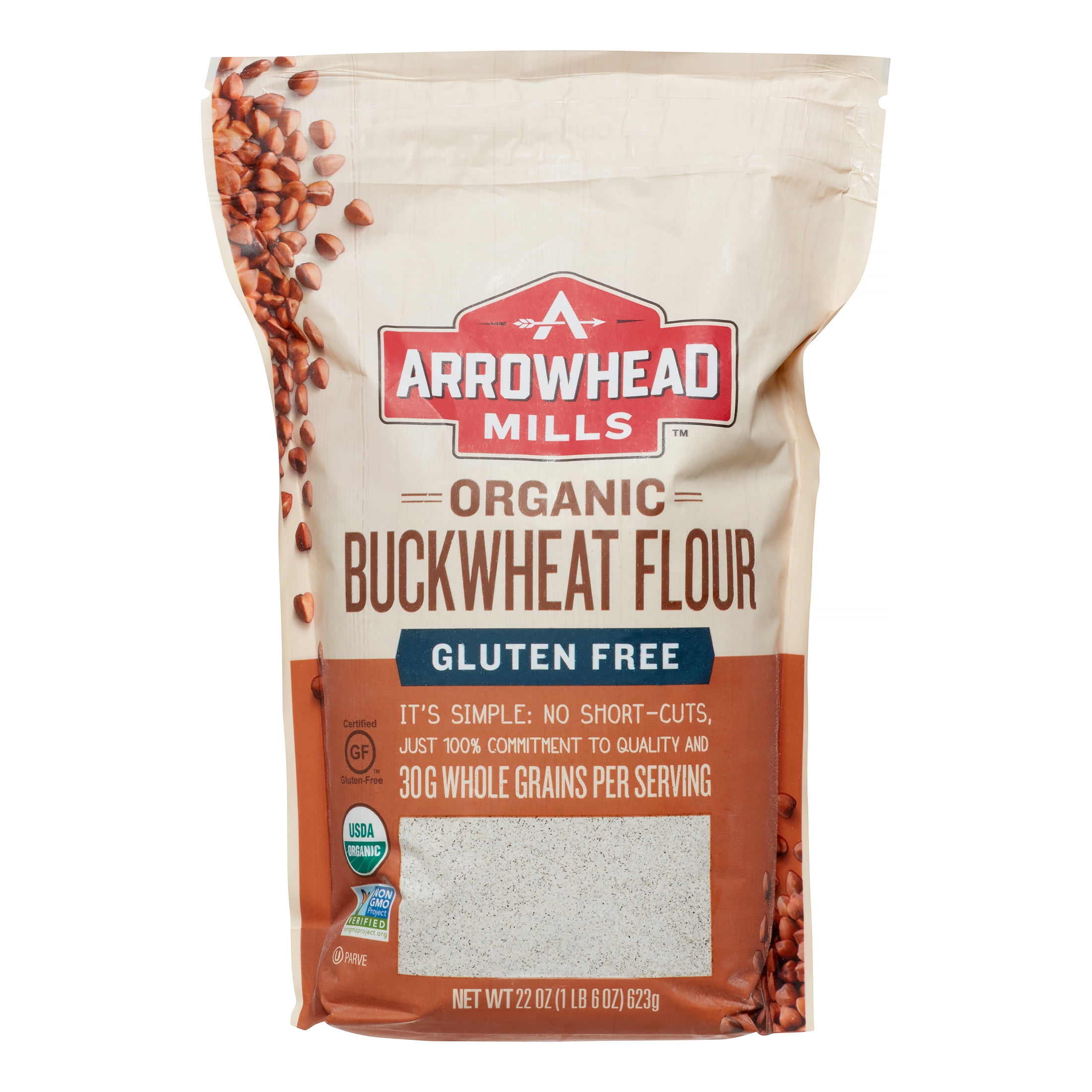 Arrowhead Mills Organic Buckwheat Flour, 22 Oz by Hain Celestial