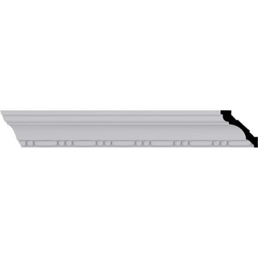 2 1/4"H x 2 1/4"P x 3 1/8"F x 94 1/2"L Medea Crown Moulding