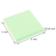 thumbnail image 2 of Zczn 400 Hojas De Notas Adhesivas Emergentes De 3 X 3 Pulgadas, 4 Blocs De Notas Autoadhesivas De Colores Brillantes, 100 Hojas/Bloc Verde Claro, 2 of 5