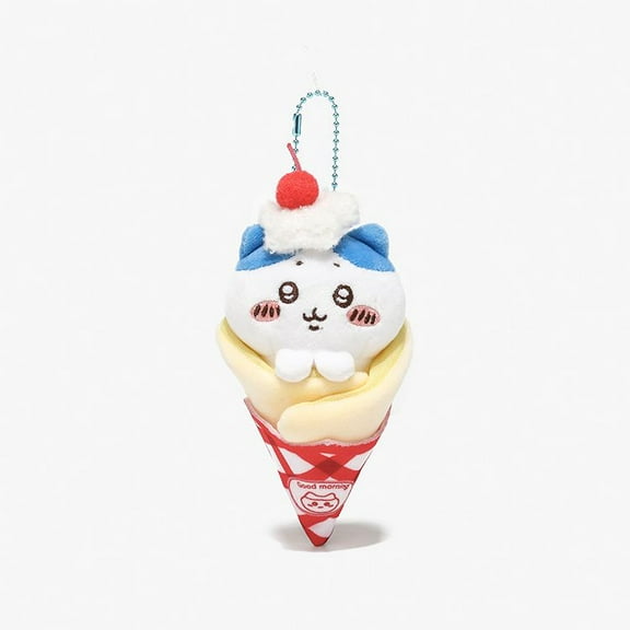 Kawaii Cartoon Chiikawa Hachiware Usagi Plush Pendant Anime Cute Keychain Deprecating Bear Bag Charm Accessory Gift