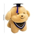 thumbnail image 3 of Muñeco con birrete de graduación, linda figura de graduación, 23 cm de alto, diseño de tela suave, decoración para el escritorio de la oficina, regalo para estudiantes, adorno de recuerdo,, 3 of 9