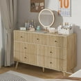 thumbnail image 4 of 7 Drawer Dresser for Bedroom, Wood Chest of Drawers, Modern Storage Cabinet for Living Room, Wood Color, 4 of 7