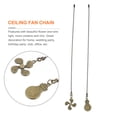 thumbnail image 4 of SHISUYAN Golden Zinc Alloy Ceiling Fan Pull Chain for Fan Use Simple Elegant Design 2 Pieces, 4 of 8