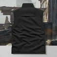thumbnail image 5 of UVEASISHA Men's Outdoor Workout Vest Big and Tall Lightweight Sleeveless Jacket Fishing Hiking Travel Vest with Zipper Pockets Black S, 5 of 10