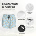 thumbnail image 4 of Bixox Women's Corgi Dog 1 pattern 2 in 1 Running Shorts - Lightweight Athletic Workout Gym Yoga Shorts Liner with Pockets - Small, 4 of 5