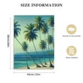 thumbnail image 2 of EastSmooth Palm Trees Canvas Wall Art: Coastal Beach Picture Artwork Tropical Ocean Scene Abstract Seascape Print for Modern Living Room Bedroom Bathroom, 2 of 5