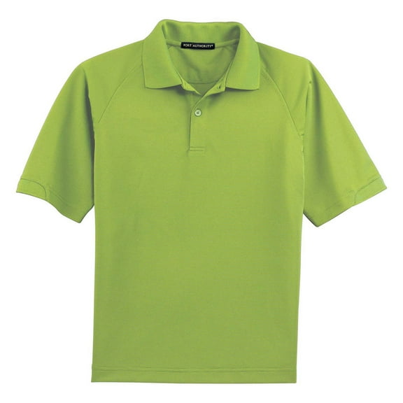 Port Authority Men's Flat Knit Collar Wicking Polo Shirt