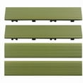 thumbnail image 2 of 1 in. x 1 ft. Quick Deck Composite Deck Tile Straight Fascia (4-Pieces/Box) (Irish Green), 2 of 3