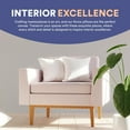 thumbnail image 6 of Continental Bedding Goose Down 25/75 Decorative Pillow Insert, Pack of 2, 22x22 Size, 6 of 9