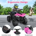thumbnail image 6 of TLSUNNY Ride-On ATV Car with Music & Lights, 6V Battery Powered 4-Wheeler, Gift for Boys & Girls Ages 3+, 6 of 9