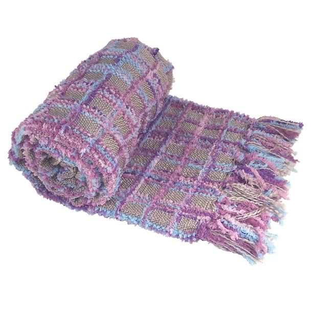 BOON MultiColor Chenille Couch Throw Blanket