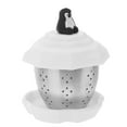 thumbnail image 2 of Stainless Steel Tea Infuser Filter Penguin Tea Strainer Tea Filter Tea Leakage Tea Art Tool for Home (White), 2 of 6