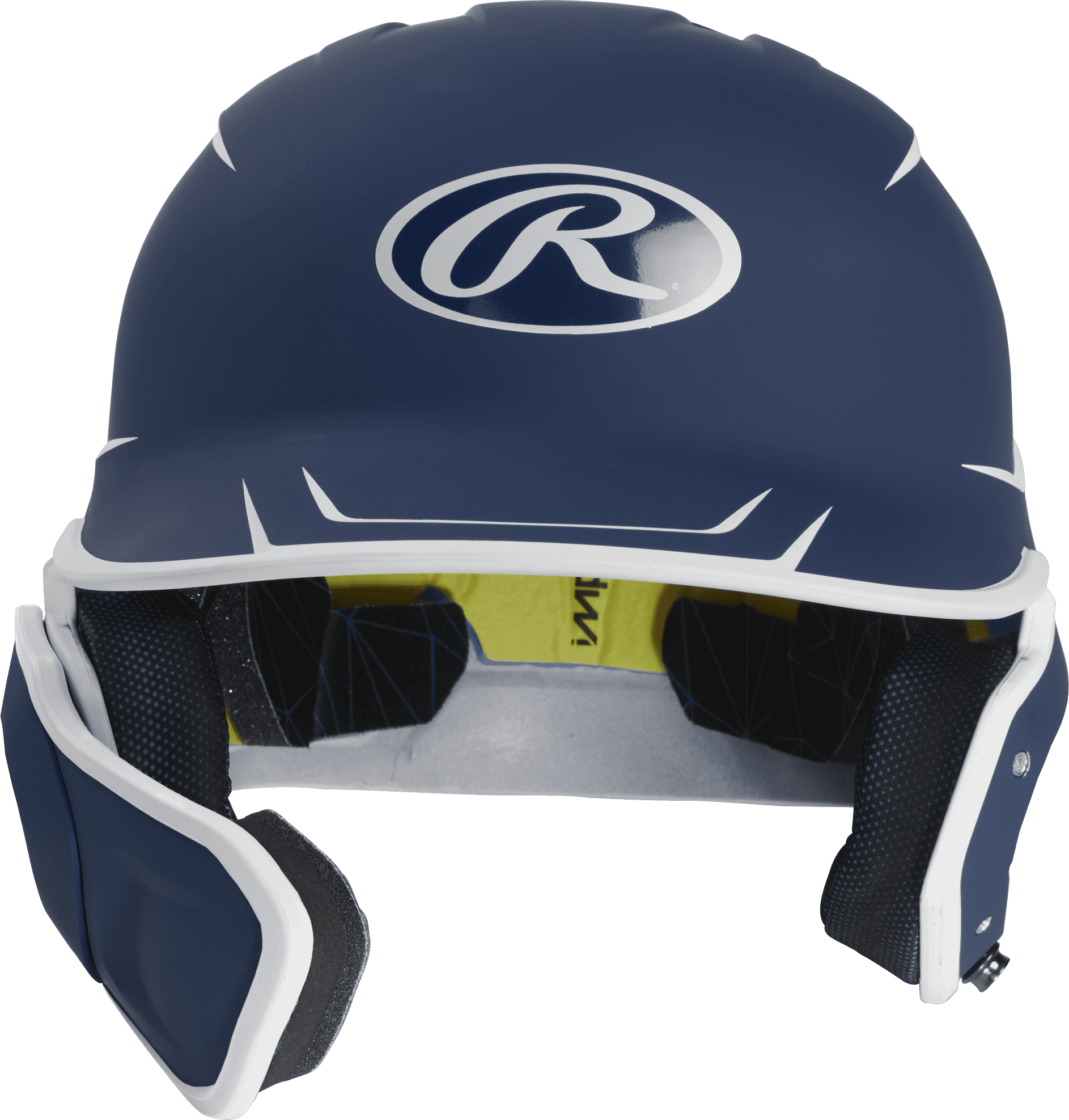 Rawlings Mach Two-Tone Matte Batting Helmet With EXT Flap 
