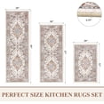 thumbnail image 2 of Farmhouse Kitchen Rugs Sets of Kitchen Runner Rugs Non Slip Washable Boho Kitchen Mats for Floor Indoor Door Mat Entrance Laundry Room Rug Vintage Kitchen Floor Mat Carpet Runner, 2 of 7