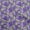 thumbnail image 1 of oneOone Viscose Chiffon Purple Fabric Floral Sewing Craft Projects Fabric Prints By Yard 42 Inch Wide, 1 of 5