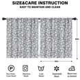 thumbnail image 2 of Blackout Kids Curtains,Gray Christmas Snowflake Pattern Childrens Insulated Curtains Set Of 2,Bedroom Essentials,Toddler Room Decor 52"x63", 2 of 5