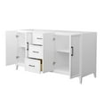 thumbnail image 3 of Wyndham Collection Wch717166d-Cx-Mxx Elan 65" Double Free Standing Vanity Cabinet Only -, 3 of 7
