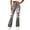 Gray, variant on Womens Bell Bottom Jeans Flared Ripped Stretchy High Rise Trouser Cut Out Distressed Bootcut Denim Pants