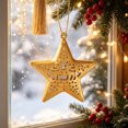 thumbnail image 6 of Christmas Tree Ornament Metal Hanging Craft Xmas Gifts Tree Hanging Craft Collectible DIY Pendant for Home Party Decor Personalized Holiday Gift for Xmas Tree, 6 of 6