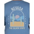 thumbnail image 3 of Unisex Nevada State Graphic Tee, Triblend T-Shirt from Home Free, Sizes S-2XL, 3 of 5