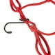 thumbnail image 2 of Red Malla Moto Bicicleta Parrilla Bulto Gancho Rojo 40x40cm, 2 of 6