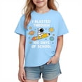 thumbnail image 1 of Camiseta de Manga Corta Linda para Niños Niñas Impresión Gráfica Tee de la Escuela de la Temporada, Camisetas de Manga Corta de las Niñas Ropa de Juego Suave, 1 of 9