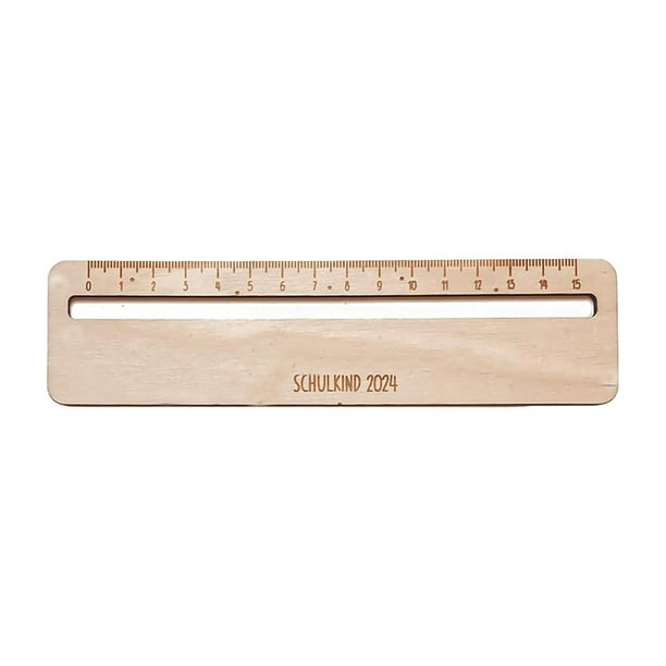 Regla de madera personalizada Regla de madera grabada para la vuelta al cole Regla con nombre personalizado