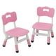 thumbnail image 1 of Yeshouse Set de 2 sillas infantiles ajustables en 3 alturas, plástico resistente, 82 kg, antideslizantes, 1 of 8