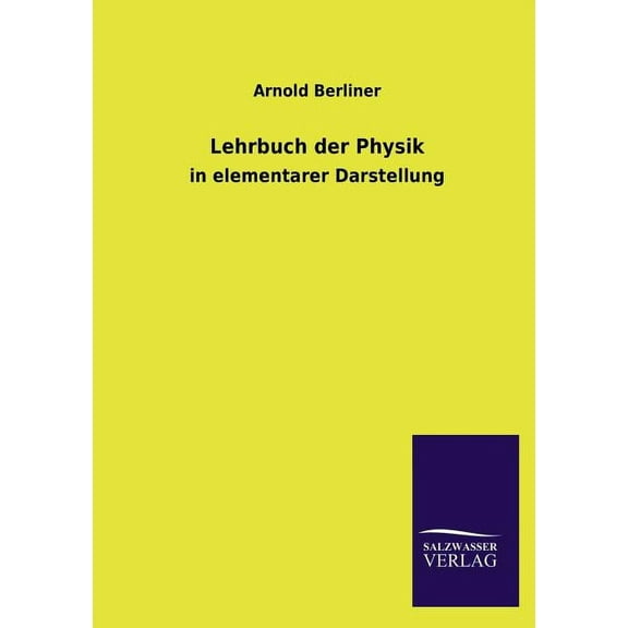 Lehrbuch der Physik (Paperback)