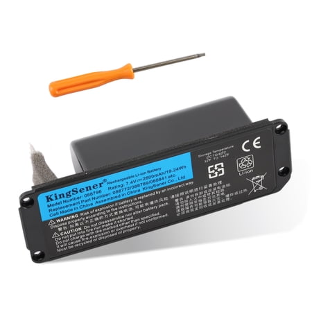 KingSener 088796 Battery for Bose Soundlink Mini II/2 Speaker 088789 088772 7.4V 2600mAh/19.24WH-Hands-on Welding Required,Battery Without Circuit Board