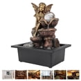 thumbnail image 1 of Tabletop Waterfall Fountain, Lightweight Desktop Fountain Ornament Quiet Circulating Water Increase Humidity  for Office for Living Room, 1 of 7
