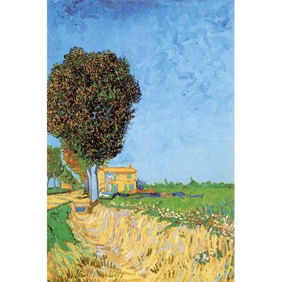 A Lane near Arles-Fine Art Canvas Print (20" x 30")