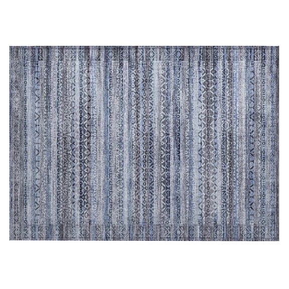 Dalyn Rugs Machine Washable Indoor/Outdoor Chantille ACN2101 Blue 1'8" x 2'6" Rug