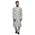 thumbnail image 1 of Atasi Kurta Pyjama de Fête pour Hommes, Col Mandarin, Ensemble Ethnique Imprimé Kurta, 1 of 5