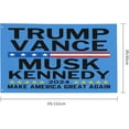 Trump Vance 2024 Flag 3x5 Musk Kennedy Make America Great Again Trump