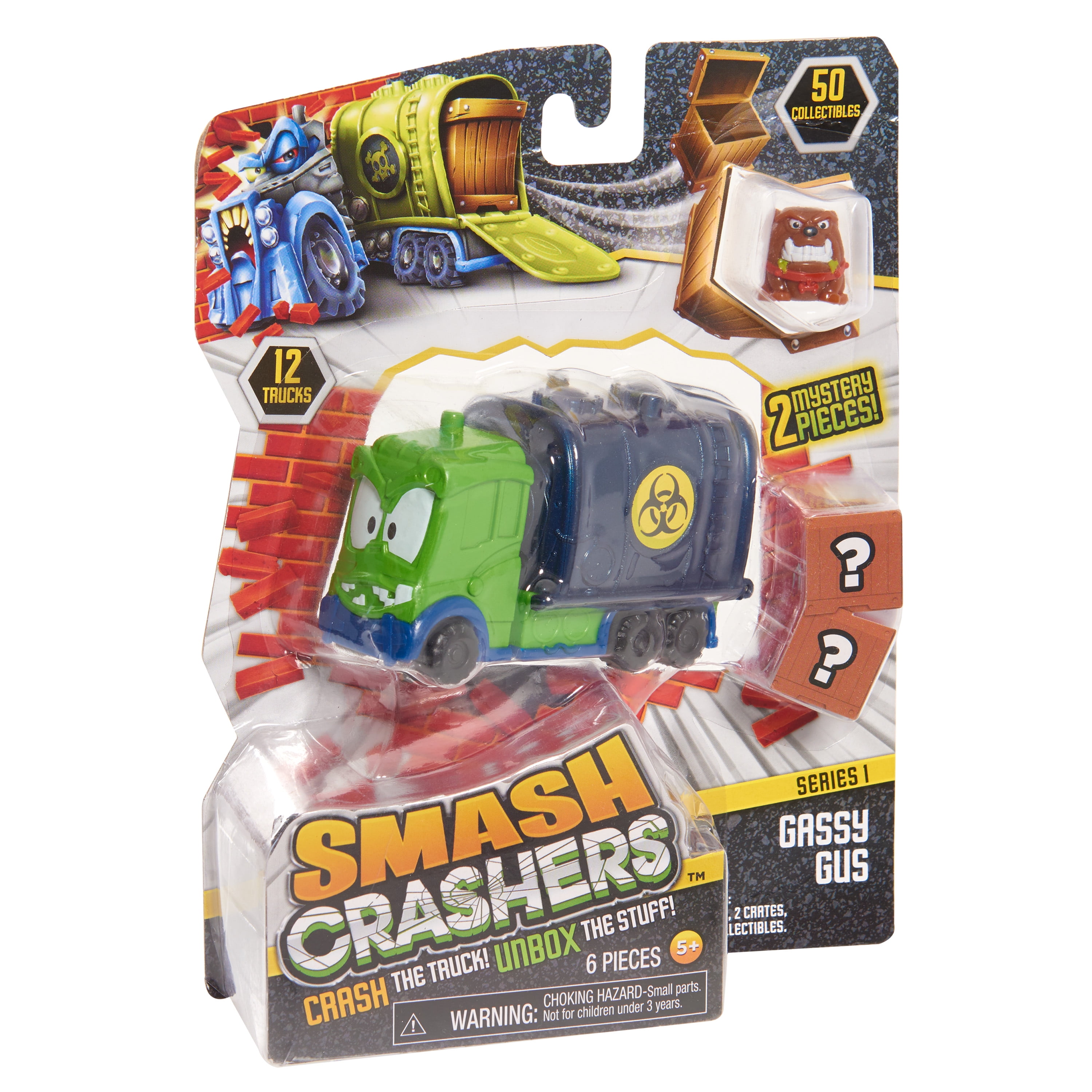 Smash Crashers Trucks and Mystery Mini Figures Unboxing 