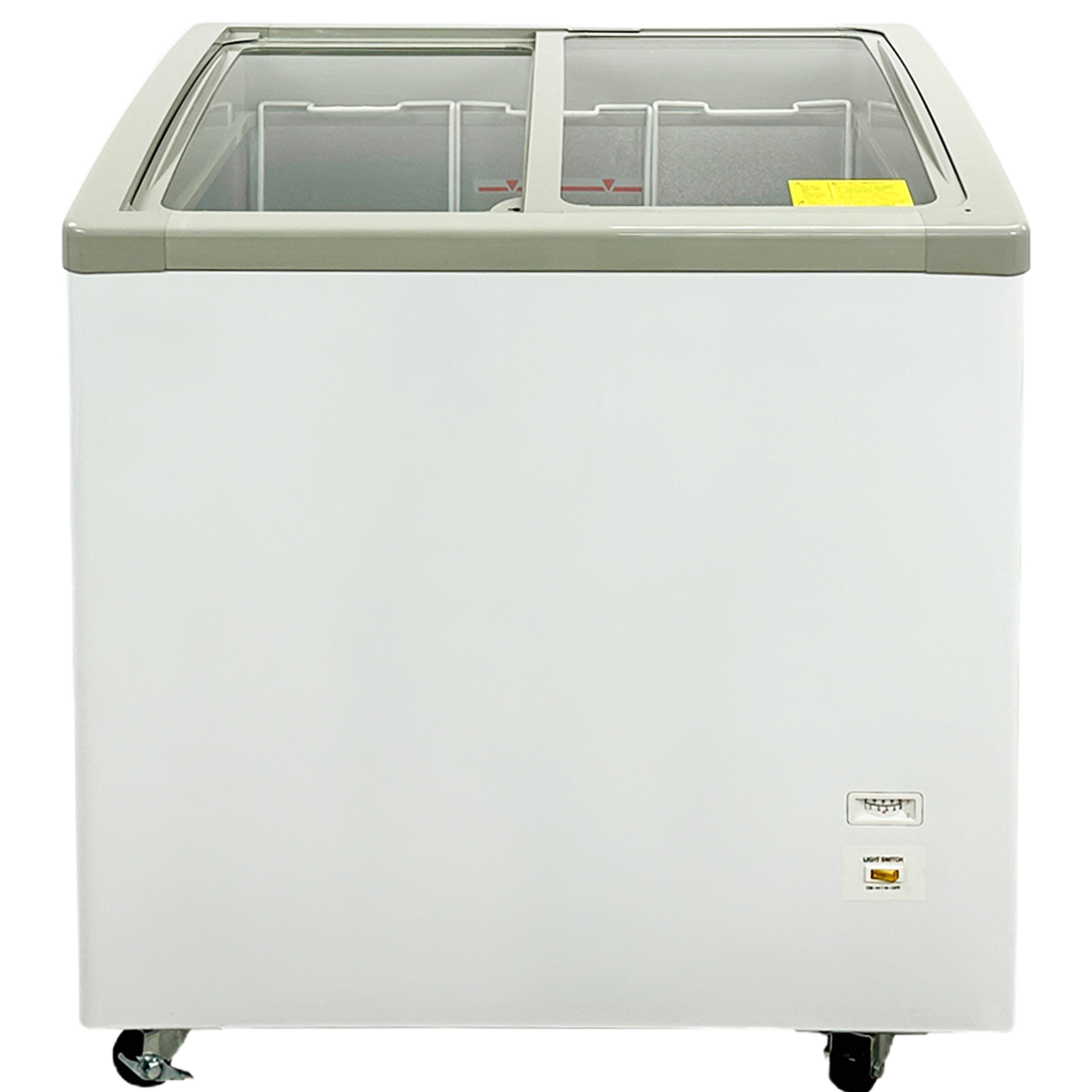 32 in Ice Cream Glass Freezer 7 Cu.Ft Commercial Freezer