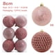 thumbnail image 2 of 12 Piezas Adornos de Bolas de Navidad Bola de Espuma de Lentejuelas con Purpurina de 8 cm Decoraciones Navideñas Inastillables Bolas de Árbol Bolas Colgantes de Navidad para Árboles de Navidad, 2 of 5