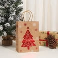 thumbnail image 4 of CurioCo Kraft Paper Gift Bags with Handles - Printed Reusable Small Gift Bags for Birthday Parties, Holiday Favors & Business Gifts, 4 of 4