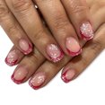 thumbnail image 5 of KOYPTL Christmas Red & Nude Press on Nails,Short Square Fake Nails Snowflakes Acrylic Glitter Glue on Nails,Reusable Winter Xmas False Nails for Women Girls Holiday Manicure Daily Wear 24pcs, 5 of 8