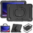 thumbnail image 2 of Case for Samsung Galaxy Tab A11+ 2025/Tab A9 Plus 2023 11 inch, 360 Rotating Stand Handle Pencil Holder Shoulder Strap Heavy Duty Shockproof Cover, Black, 2 of 7