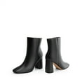 thumbnail image 3 of DREAM PAIRS Women's Ankle Boots with Side Zip, Block Heel, Classic Chic Style for Work & Casual Outfits, 3 of 5