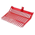 thumbnail image 1 of Repuesto de cabezal de horquilla para estiércol, herramienta de jardinería resistente con púas en ángulo, rastrillo para estiércol de caballo para jar Rojo, 1 of 9