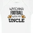 thumbnail image 4 of Inktastic Watching Football with My Uncle Boys or Girls Baby Bodysuit, 4 of 5