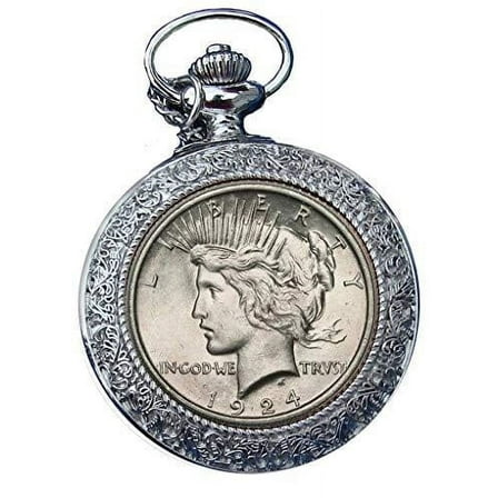 Peace Dollar Pocket Watch