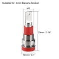 thumbnail image 2 of 5 Pairs Binding Post Terminal, M8 Thread Power Amplifier Speaker Connector Banana Plug Jack Socket 1.14-Inch Length, 2 of 4
