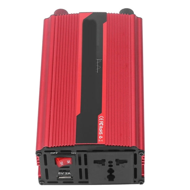 Convertidor Inversor, Inversor De Corriente USB De 5V 2A, Salida De CA De 1000W, Amplia Aplicación Para El Hogar